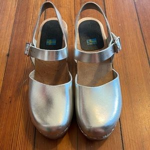 Bjork Swedish wood clog sandal